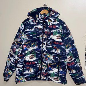 Polo Ralph Lauren Water Repellent Idaho Ski Valley 700 Down Puffer Jacket 2XL